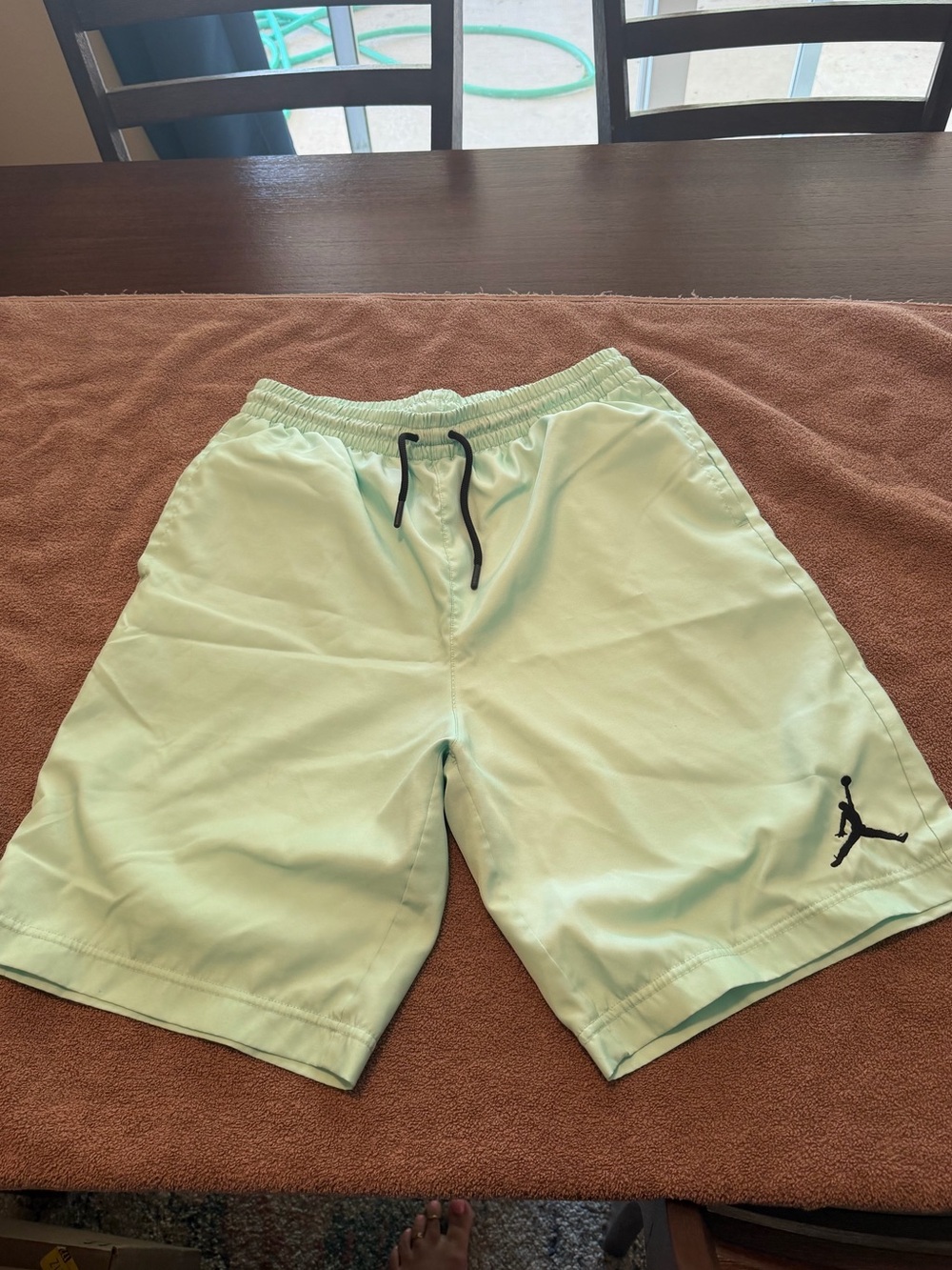 Jordan Boys Mint Green Athletic Shorts